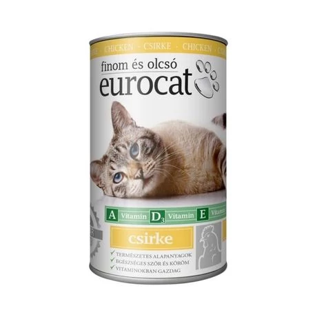Macskakonzerv 415g csirke eurocat