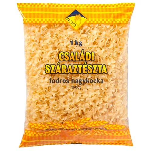 Családi tészta t.n. 1kg fodros nagykocka