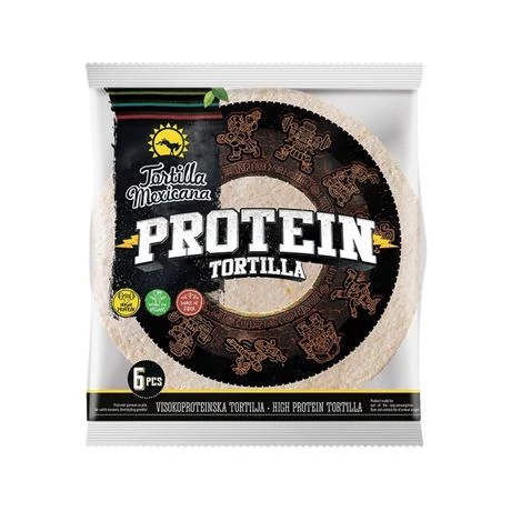 Tortilla tészta lágy 370g Mexicana proteines 6db