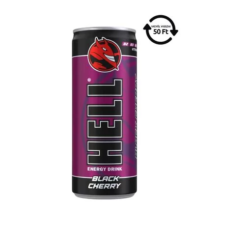 Hell energiaital 0,25l black cherry 