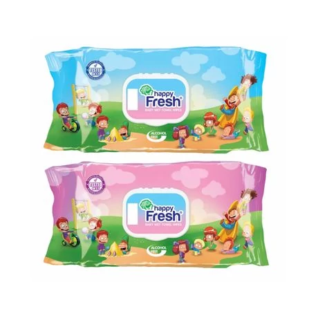Happy Fresh Nedves Törlőkendő 72db Baba