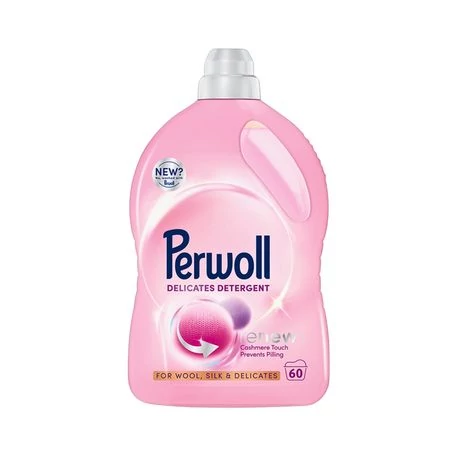 Perwoll foly. mosószer 3000ml 60mos. Wool (Rózsaszín)