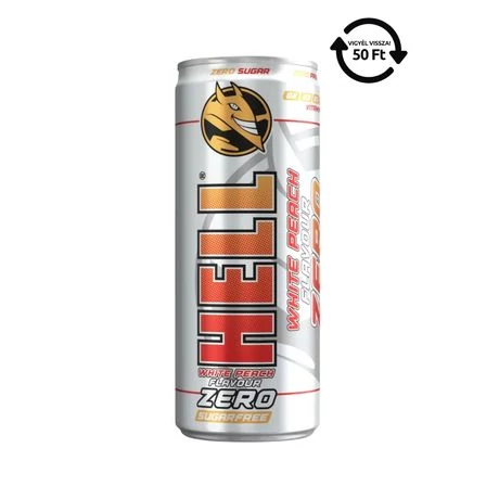 Hell energiaital 0,25l white peach zero 