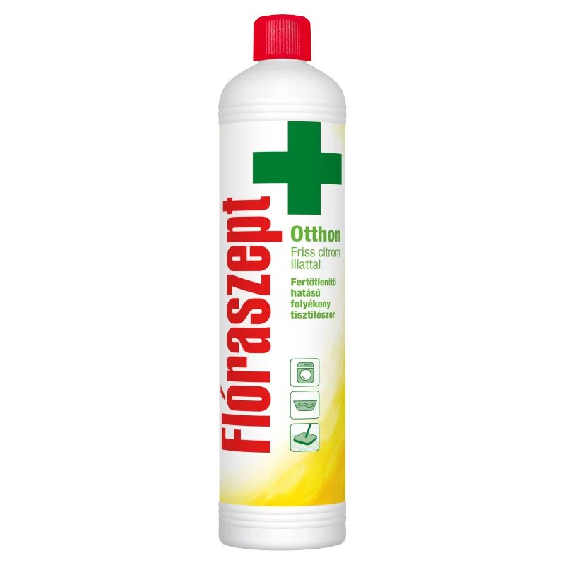 Flóraszept Otthon fertőtlenítő hatású folyékony tisztítószer friss citrom illattal 1000 ml 